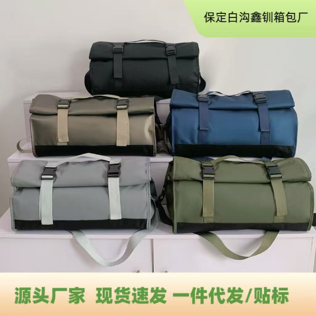 Large-capacity travel bag 2025 new style business trip and boarding college student luggage backpack dry and wet separation sports fitness bag