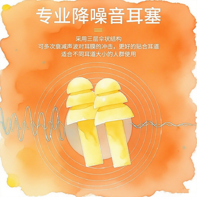 Distribution anti-noise earplugs Christmas tree earplugs sleep study work silicone waterproof earplugs sound isolation earplugs 4