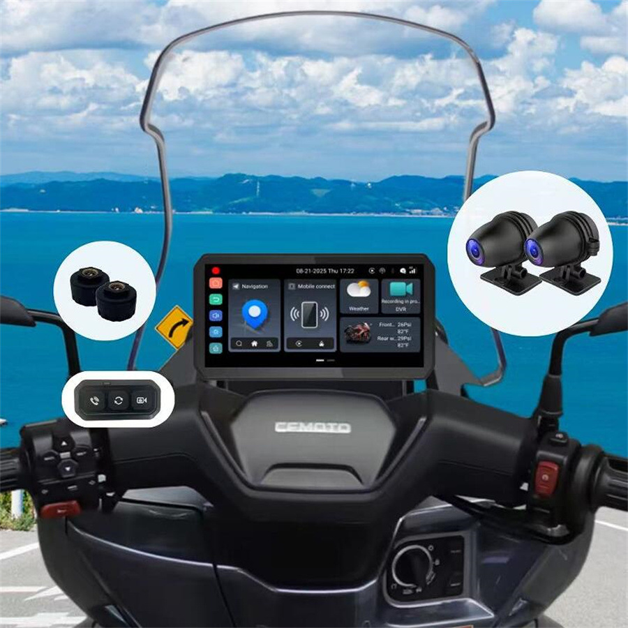 6-inch Motorcycle Android GPS Motorcycle Android Navigation Octa-Core 4+64G Wireless Carplay