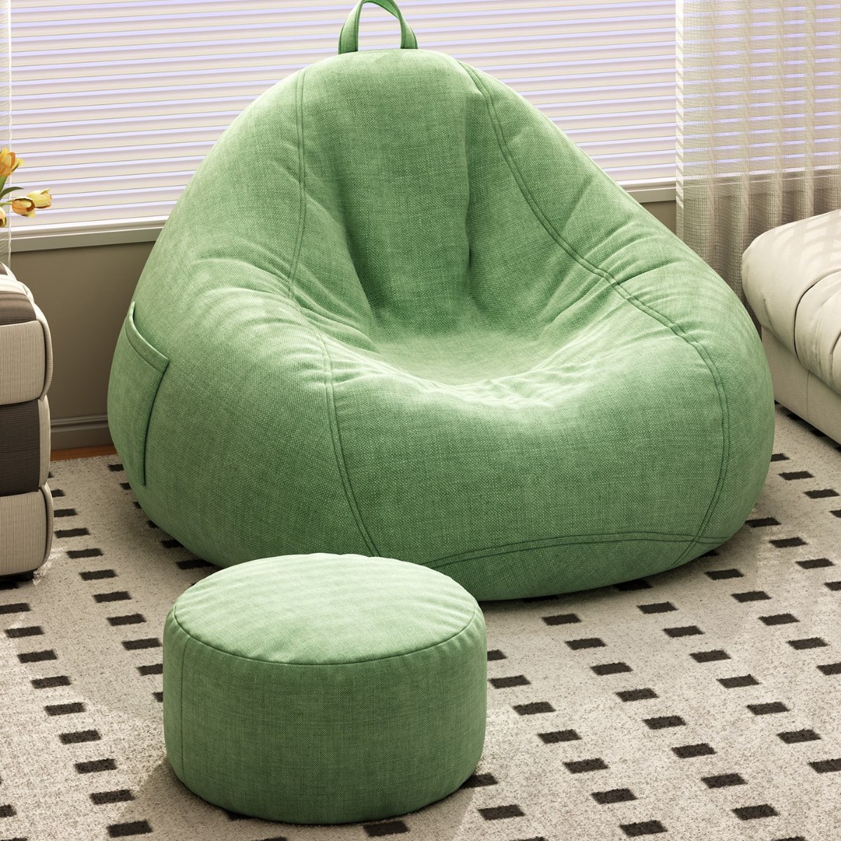 Lazy sofa home bedroom bean bag bathroom reclining and sleeping sofa chair single balcony sofa lazy tatami