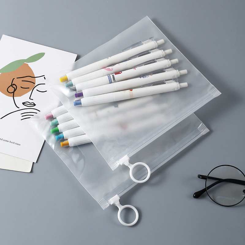 Thickened pull-tab bag, transparent travel portable storage bag, sealed small storage and repackaging zippered doll small packaging bag 5