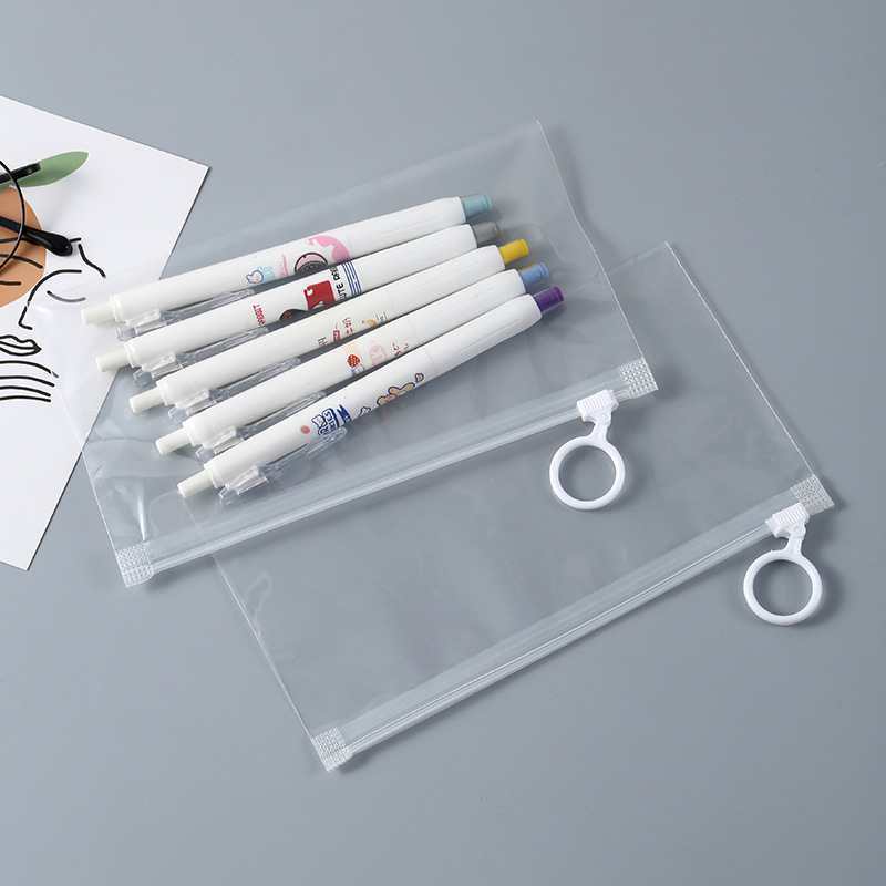 Thickened pull-tab bag, transparent travel portable storage bag, sealed small storage and repackaging zippered doll small packaging bag 8