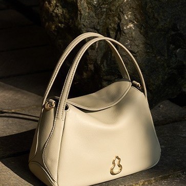 BAMPO Banpo Perfect Bag Small First Layer Cowhide Side Vegetable Basket Bag Women's 2025 Spring New Portable Crossbody Bag