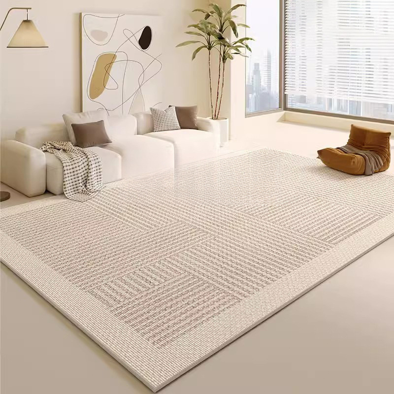 ☆Carpet, living room, sofa, coffee table, carpet, modern minimalist style living room carpet, bedroom floor mat, large area covered