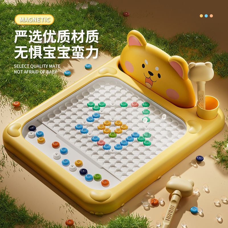 Spot one piece drop shipping magnetic pen drawing board children's toy dealer super boy baby educational magnetic drawing drawing board