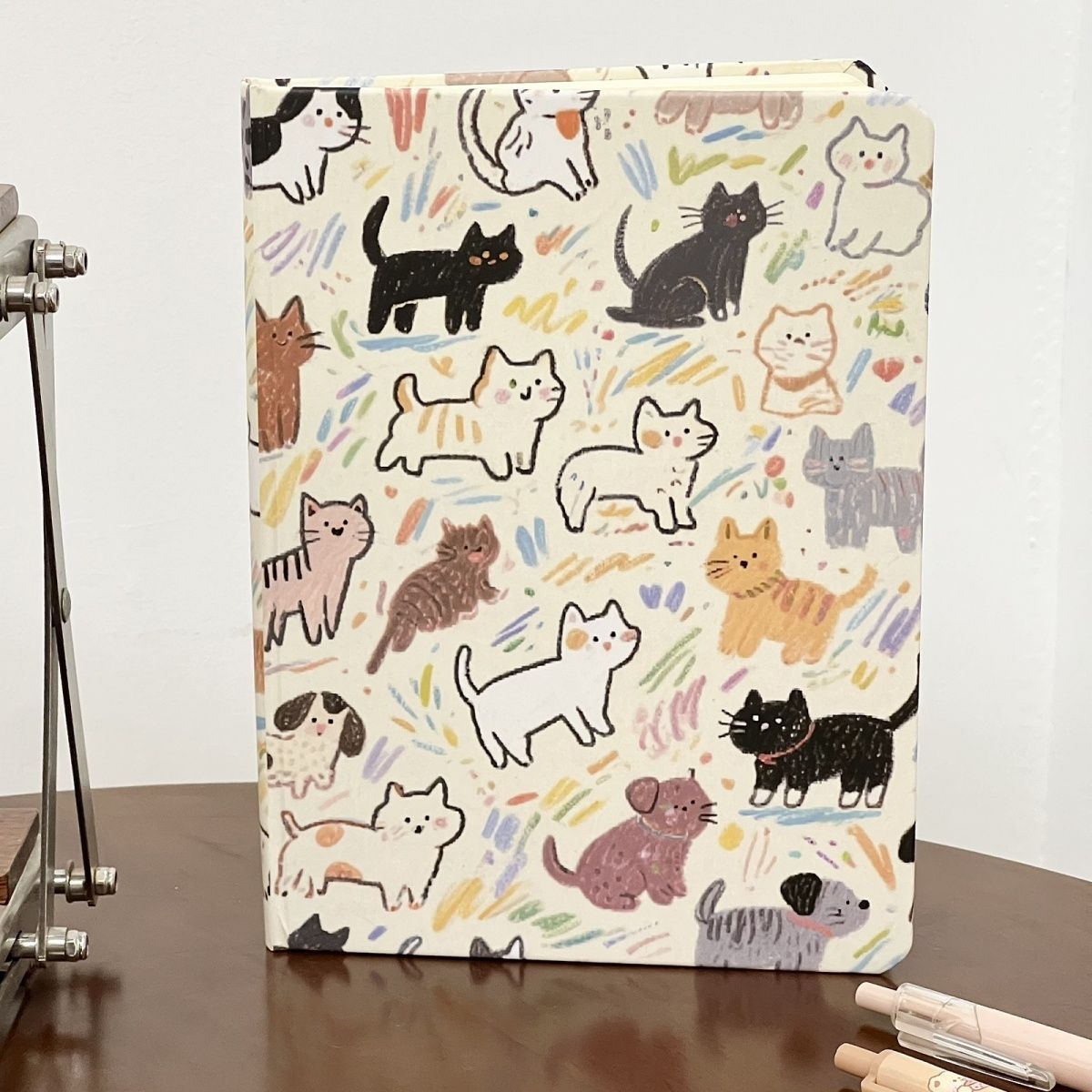 ins high-looking simple cute cat notebook A5 notepad schedule diary plan thickened student notebook