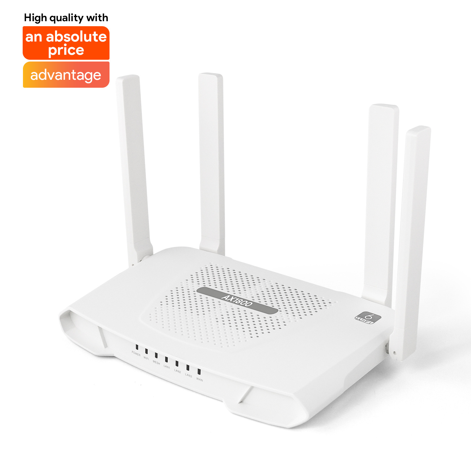 WIFI6 router AX1800Mbps dual-band Gigabit OPENWRT system home office router tax included