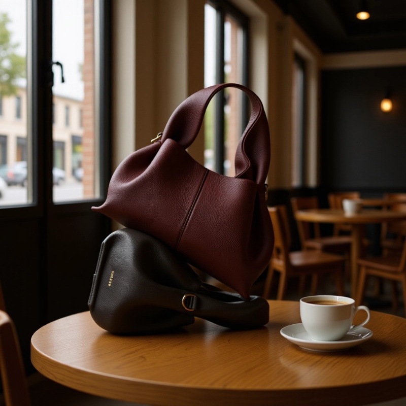 polene cloud bag niche dumpling bag 2025 new French European and American retro high-end portable messenger bag for women