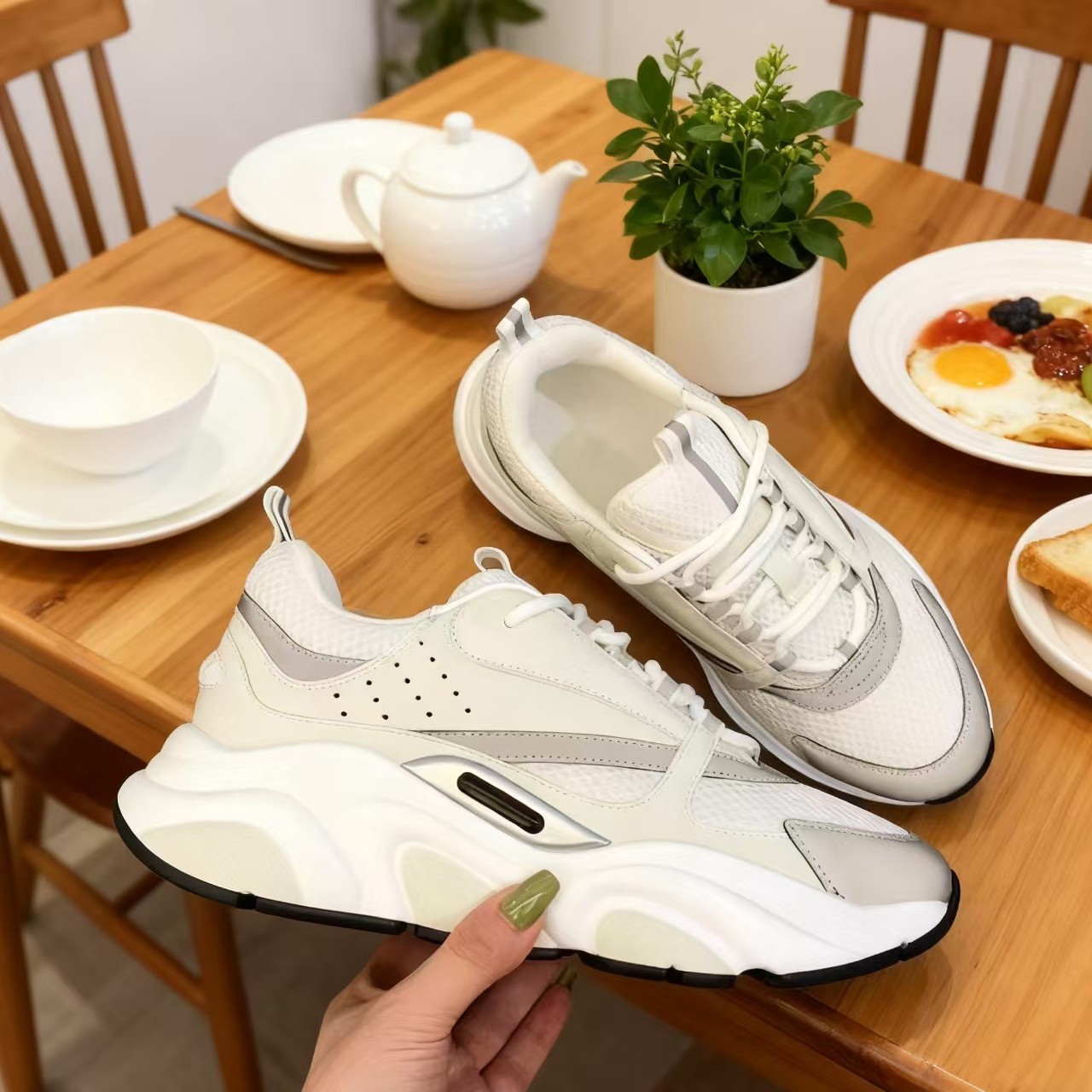 2025 pure original new b22 dad shoes couple running shoes thick sole wear-resistant women's fashion single shoes sports shoes