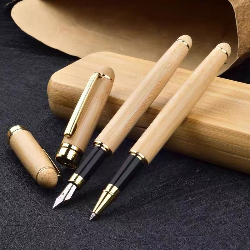 Retro Bamboo Pen Set Ballpoint Pen Signature Pen Wooden Ballpoint Pen Wooden Pen Set Wooden Pen