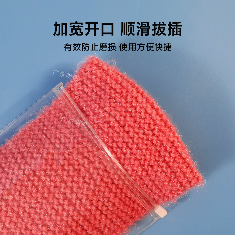 PVC scarf hat towel storage bag transparent dustproof zipper bag personal clothing travel organizing packaging bag 3