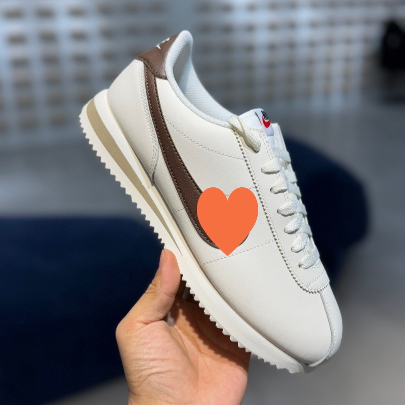 Factory Hot Selling CORTEZ Forrest Gump Classic Retro White Shoes Lightweight Casual Comfortable Jogging Running Sports Shoes