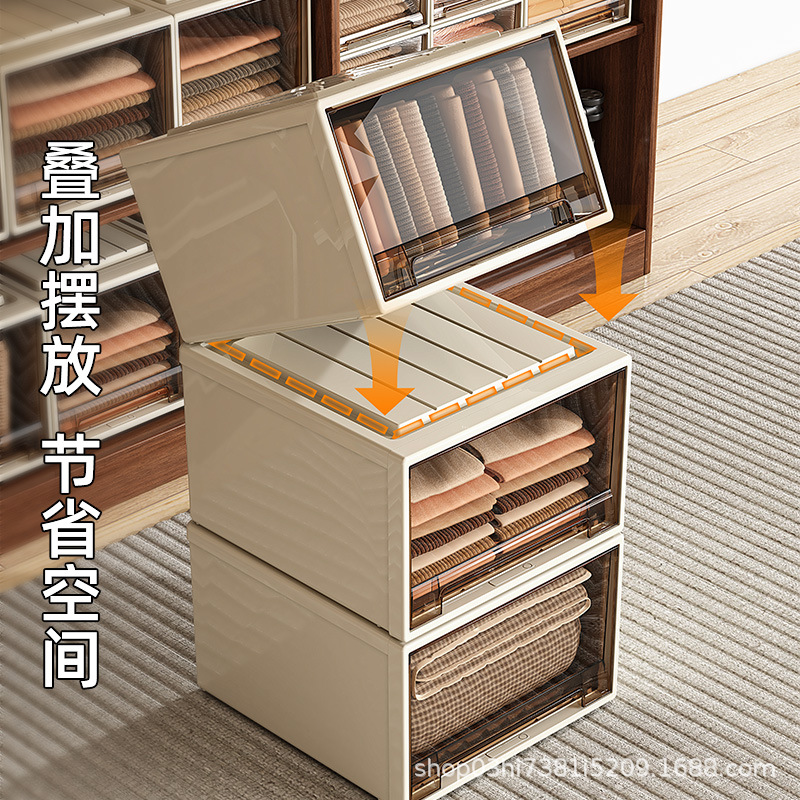 Drawer storage box storage box clothes wardrobe storage layered artifact home drawer cabinet clothing storage box