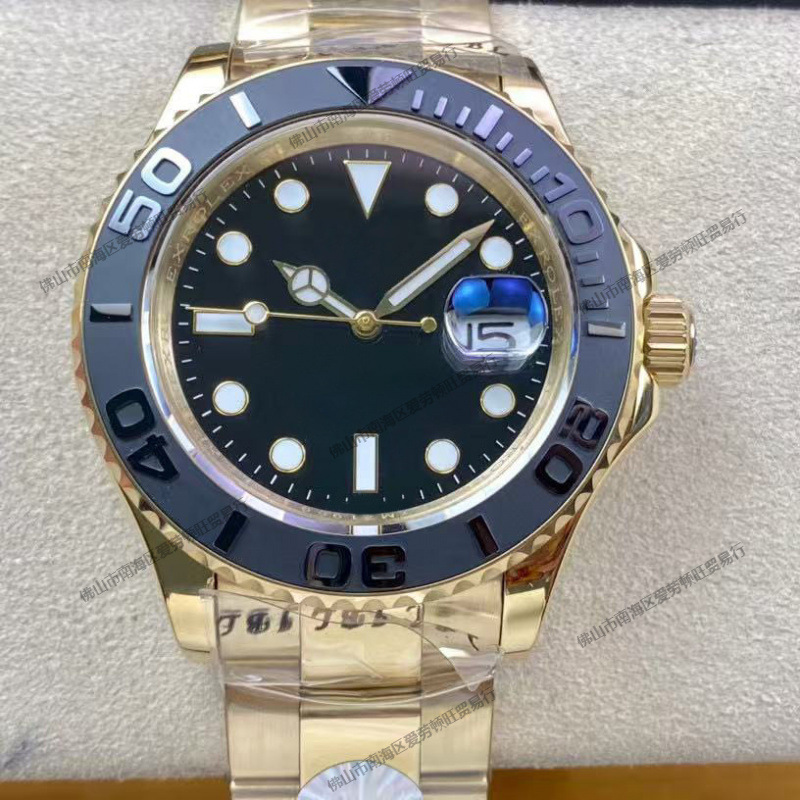 Rolex 126622 Gray Yacht Luminous Calendar Rubber Strap 40mm Automatic Mechanical Men's Luxury Watch